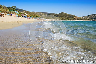 Spiaggia de Kala e Moru beach in Sardinia, Italy Stock Photo